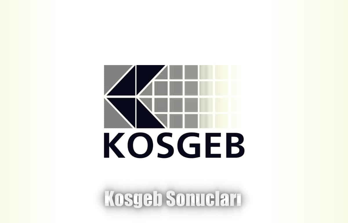 Kosgeb Sonuçları